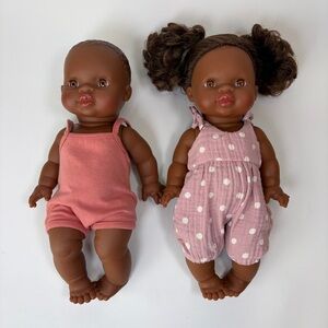 Minikane Paola Reina Sister Set - 2 Girl Dolls with Clothes